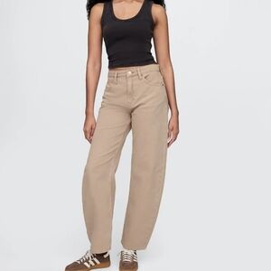 GAP High rise Barrel Jeans